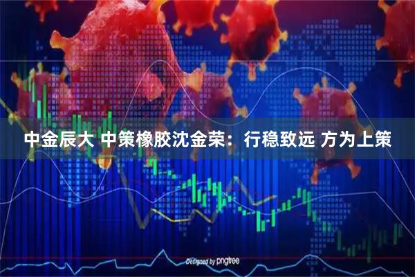中金辰大 中策橡胶沈金荣：行稳致远 方为上策